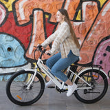 COLORWAY 26 in Electric Bike for Woman, 500W Powerful Motor, 36V 12AH Removable Battery E Bike,, Max. Speed 19.9MPH Electric Bicycle UL2849