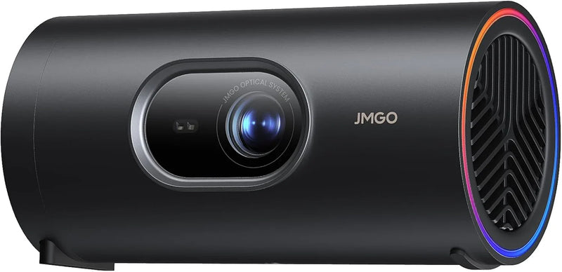 1080P intelligent portable projector, Google TV, 400 lumens, 8-watt Dolby Digital Sound, 3D activation function, HDR10 standard, mini projector with Wi-Fi and Bluetooth functions, suitable for home and outdoor use, equipped with optical filter. N9