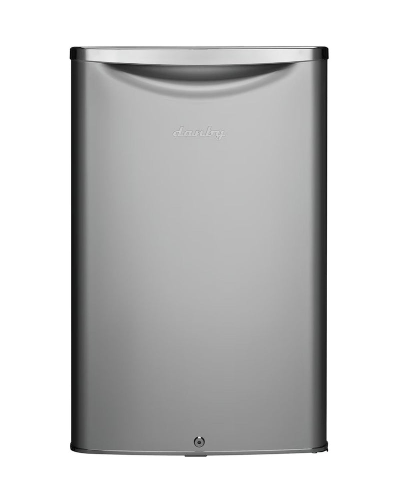 Danby 4.4 cu. ft. Retro Compact Fridge in Iridium Silver (DAR044A6DDB) J9