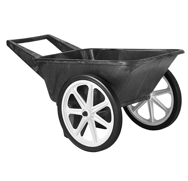 Commercial Big Wheel Cart, 200 Pound Capacity, Black I5