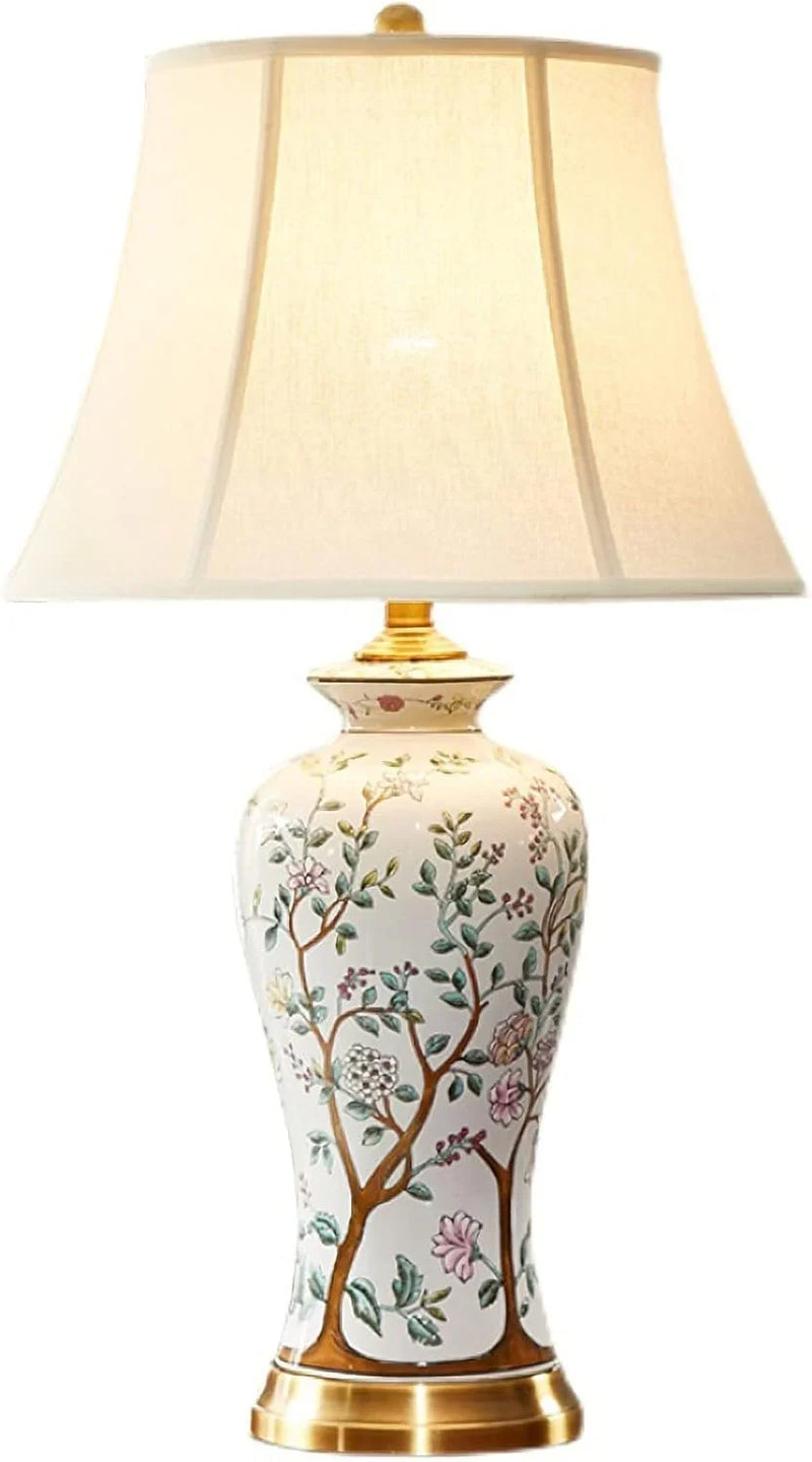 Ceramic Table Lamp White W8