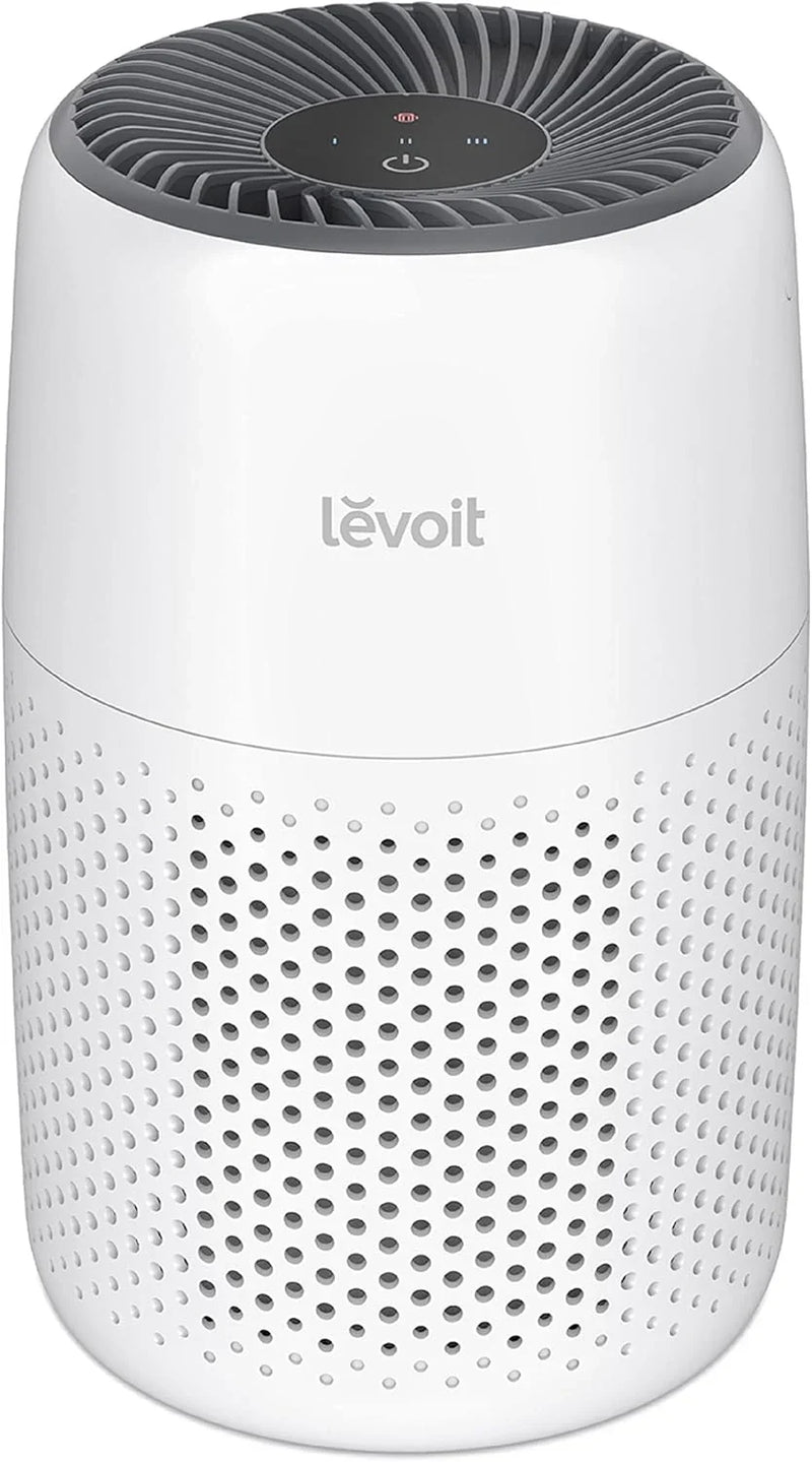 Bedroom home dormitory air purifier, three-in-one filter scented sponge, helps you sleep well, filters smoke, allergens, pet dander, odors, dust, suitable for office, desktop, mini core P type, white W3