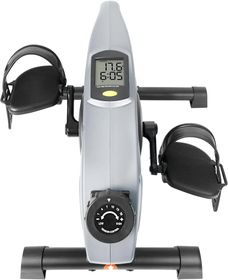 Desk Bike Pedal Exerciser with Electronic Display for Indoor Physical Therapy Y9