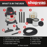 Shop-Vac 5 Gallon 4.5 Peak HP Wet Dry Vacuum