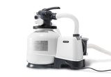 INTEX 26651EG SX3000 Krystal Clear Sand Filter Pump for Above Ground Pools, 16in, Light gray