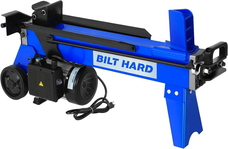BILT HARD Log Splitter 6.5 Ton, Wood Splitter Electric Powered 15Amp with Hydraulic Ram F8