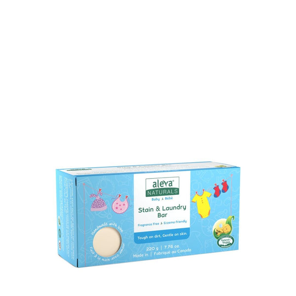 Aleva Naturals Plant-Based Stain and Laundry Bar, 220g N0