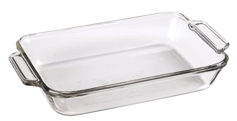 Anchor Hocking Oven Originals Glass Rectangular Utility Dish, 2-L Y9