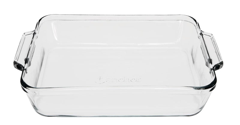 Anchor Hocking Oven Originals Glass Square Cake Dish, 8 x 8-in, 2-L T7