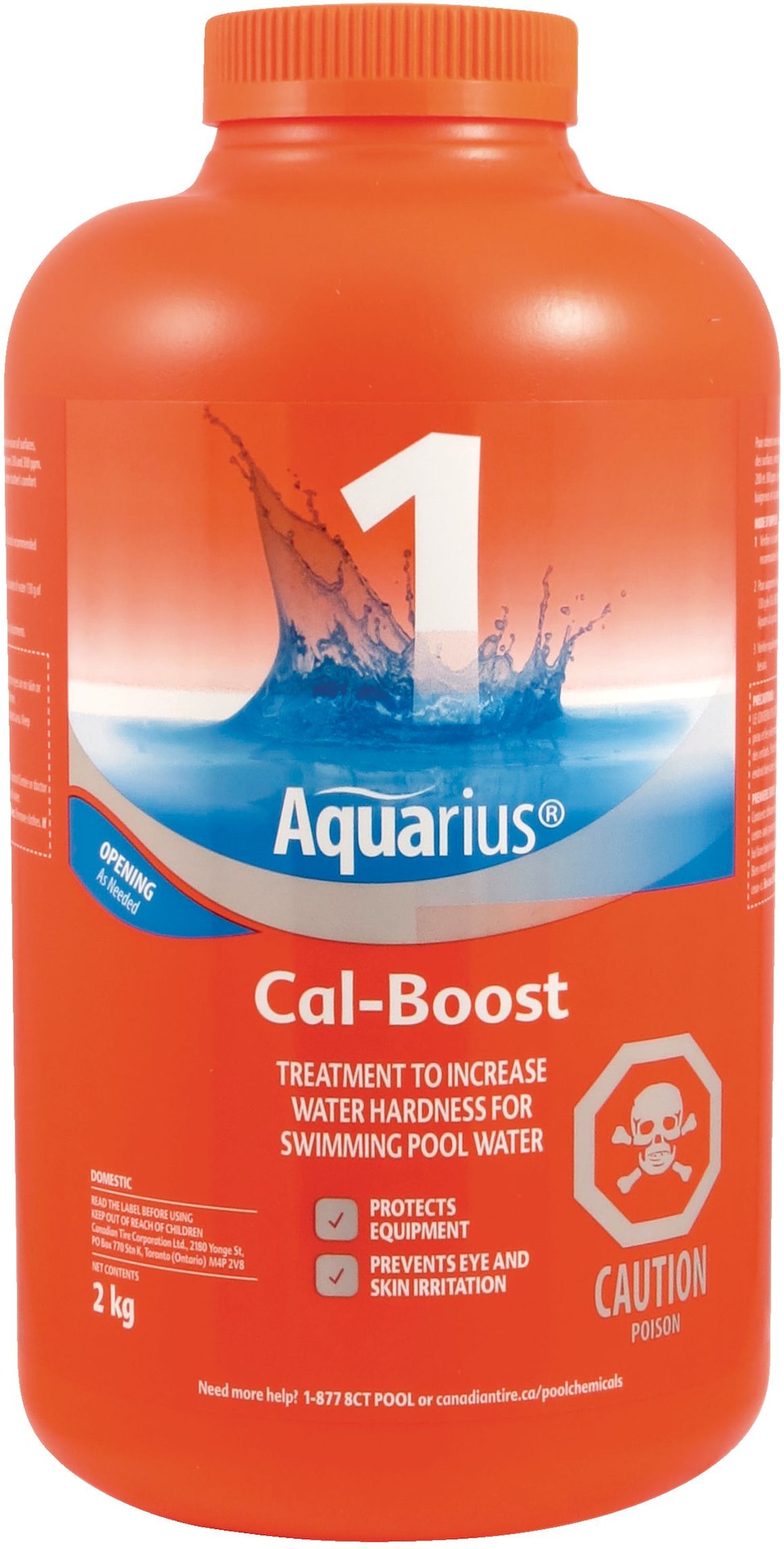 Aquarius Cal-Boost Step 1 Calcium Booster for Swimming Pools, 2-kg