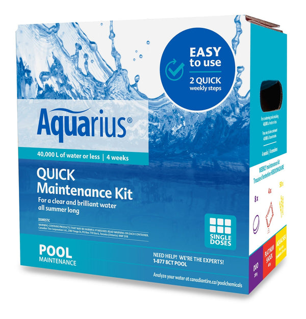 Aquarius Quick Maintenance Kit for Swimming Pool X8