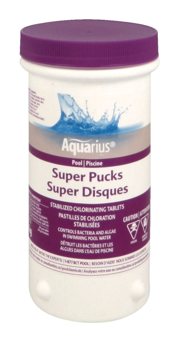 Aquarius Super Pucks Stabilized Chlorine Tablets, 1-kg B5