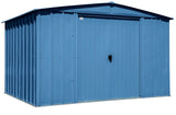 Arrow Classic Galvanized Steel Storage Shed, Blue Grey, 10-ft x 8-ft