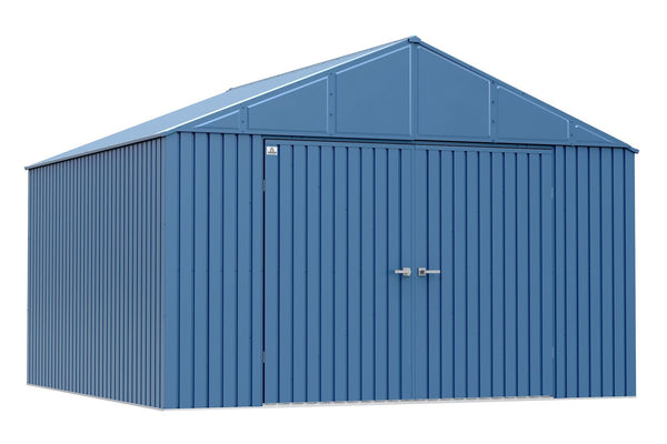 Arrow Elite 14x12-ft Anthracite Corrosion-Resistant Steel Shed M3