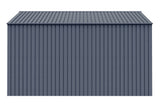 Arrow Elite 14x12-ft Anthracite Corrosion-Resistant Steel Shed