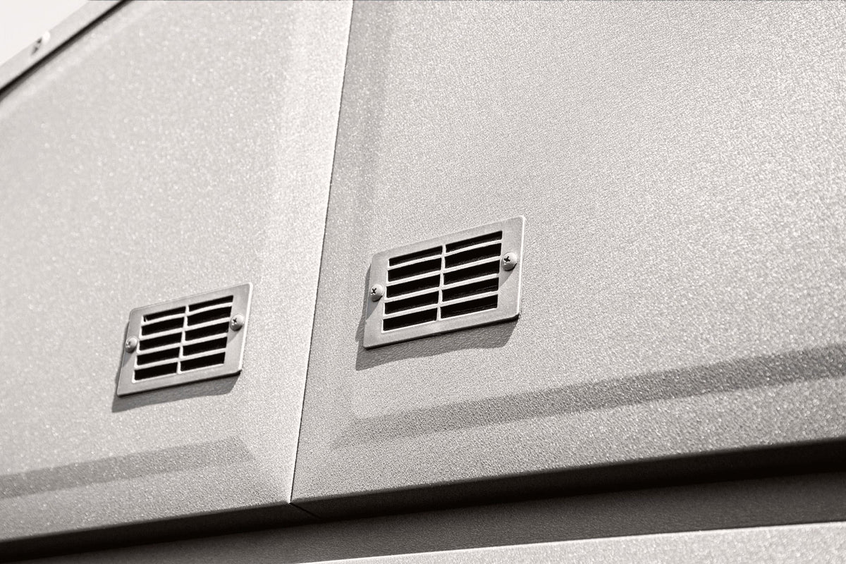 Arrow Elite 14x14-ft Cool Grey Corrosion-Resistant Steel Storage Shed