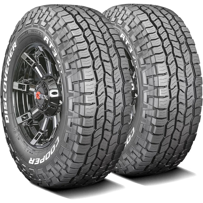 Cooper Discoverer AT3 XLT All Terrain Tires 285/75R16 10 Ply E – Fits Light Trucks & Hummer H3 Models X1