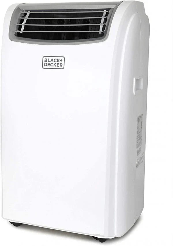 BLACK DECKER 14,000 BTU Portable Air Conditioner with Heat and Remote Control, White Y4