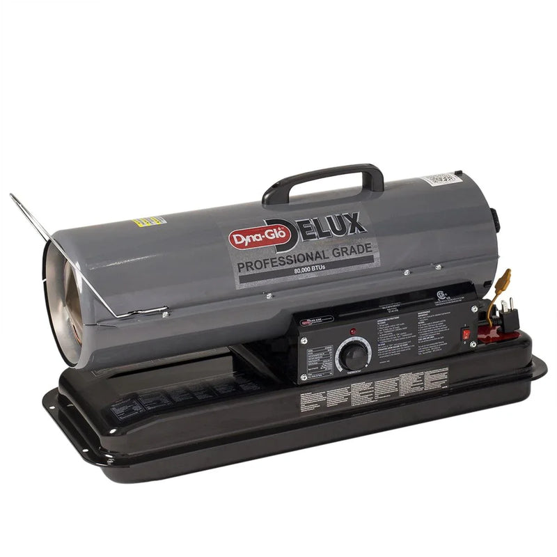 Delux 80,000 BTU Indoor/Outdoor Portable Kerosene Forced Air Heater X9
