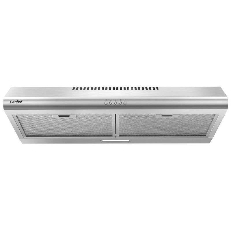 Comfee 30 inch Under Cabinet Ducted/Ductless Convertible Slim Vent Durable Stainless Steel Kitchen Reusable Filter K6
