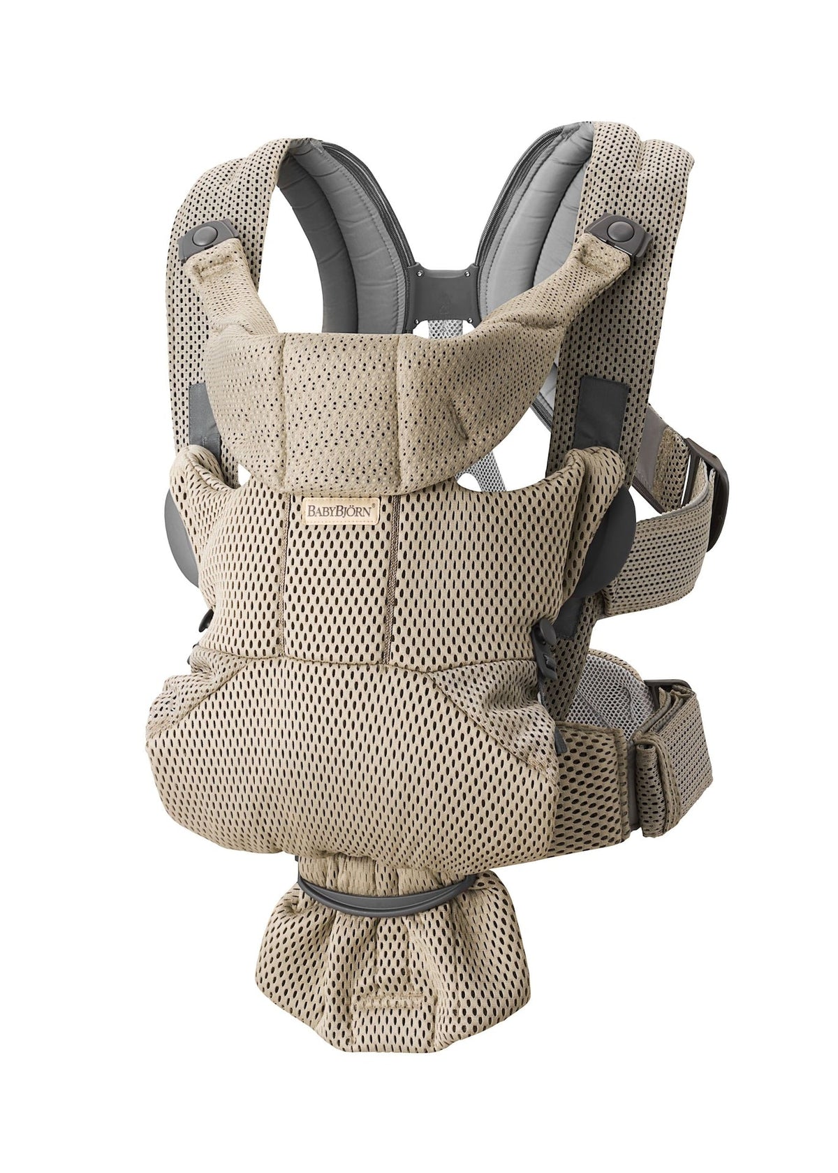 BabyBjorn Carrier Free In Light, XS to XXL, Beige