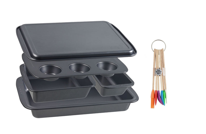 Bakers Secret 11 piece Carbon Steel Nesting Set + 6 Tools E1