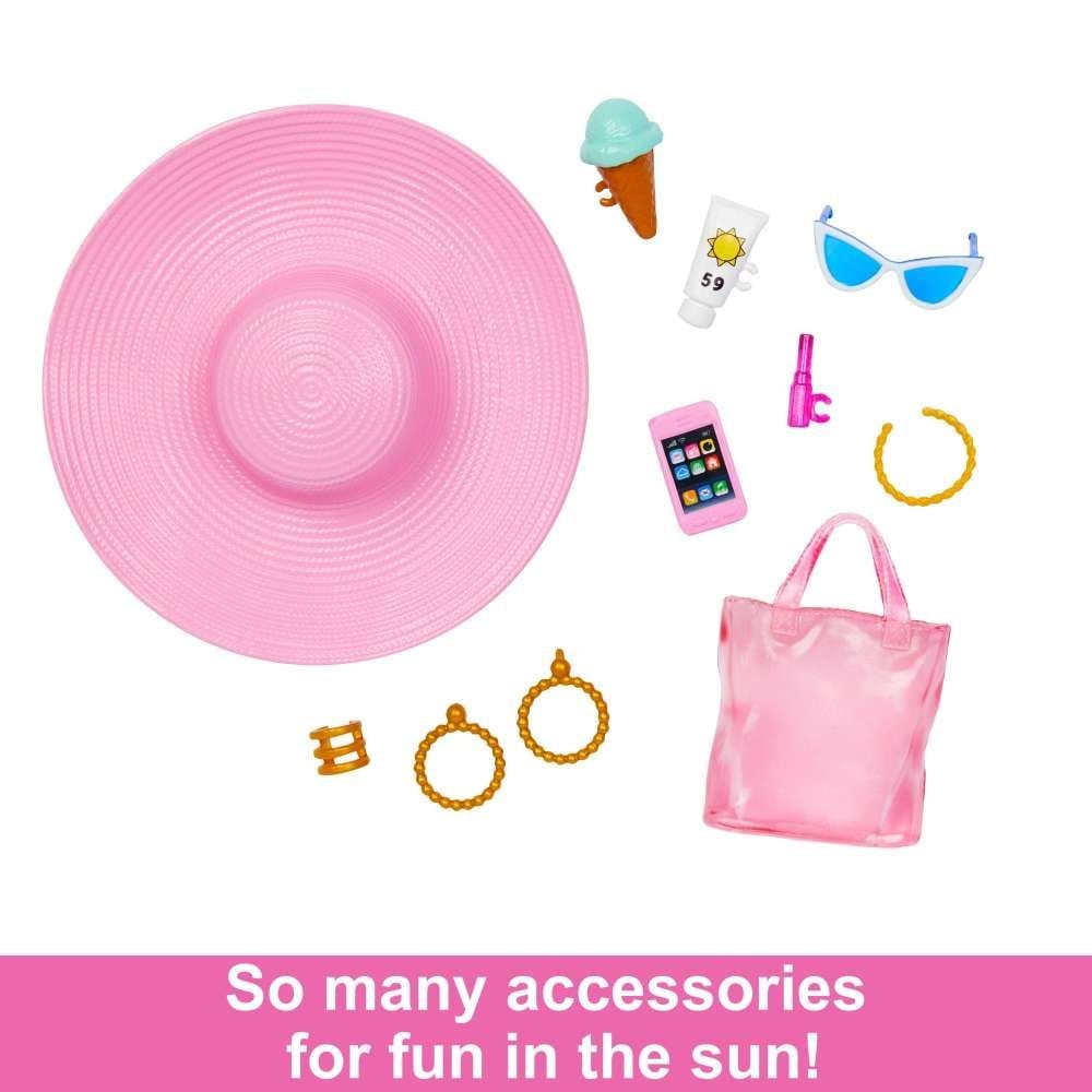 Barbie Beach-Themed Blonde Barbie Doll, Ages 3+