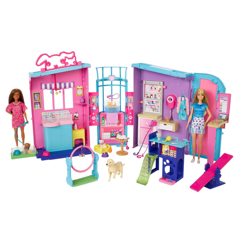 Barbie Pet Daycare Centre Playset, Includes 30+ Accessories, Kids Ages 3+ I0