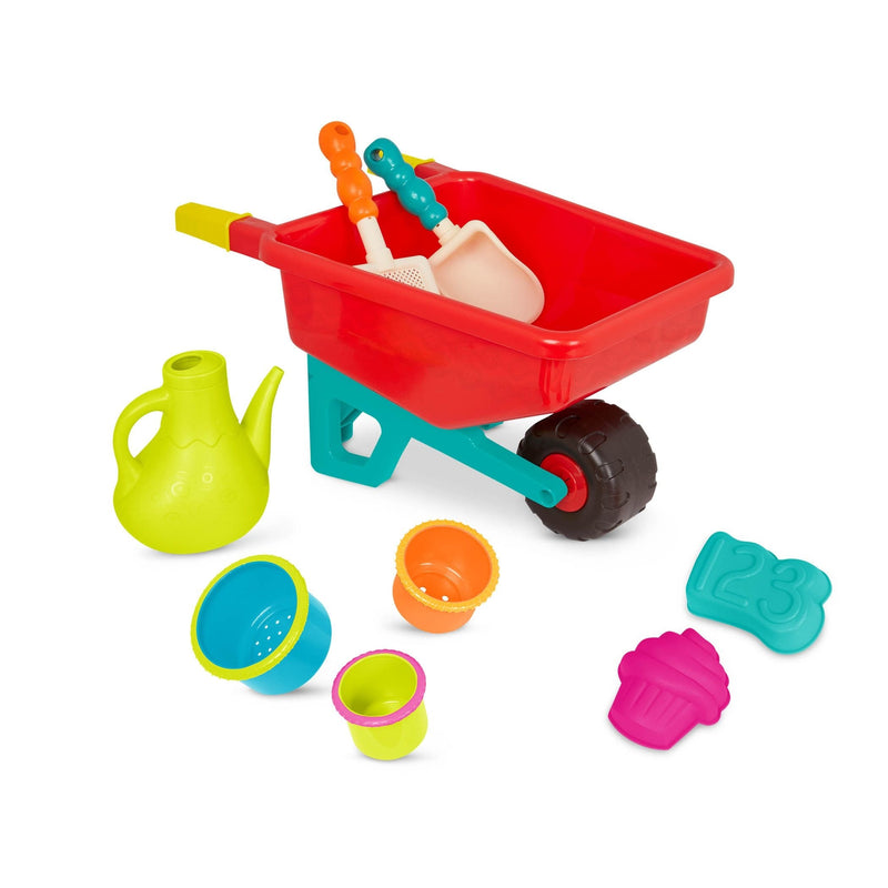 Battat Wheelbarrow Wonders Beach Set Q6