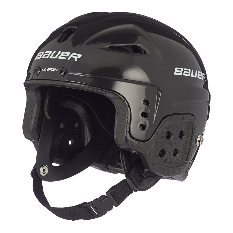 Bauer Lil' Sport Kids Hockey Helmet, Youth, Black or White U6