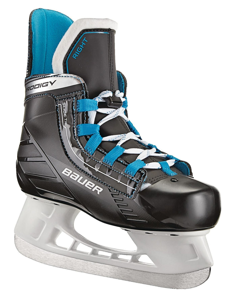 Bauer Prodigy Hockey Skates, Junior, Black/Blue X3