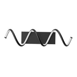 BAZZ Dante 16W/3000K Matte Black Integrated LED Wall Lamp Vanity Light