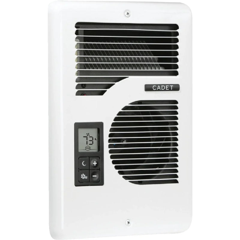 Cadet Energy Plus Wall Heater, Digital Thermostat, 240/208/120V, White T5