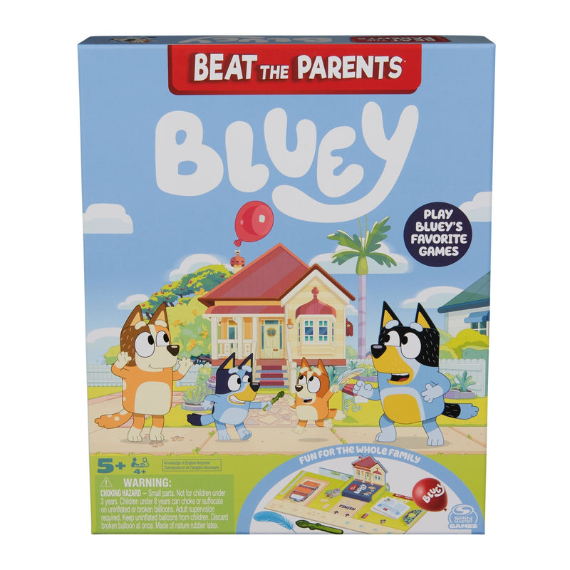 Beat the Parent Bluey Family Board Game, English Edition L6