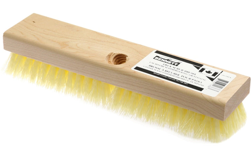 Bennett Female Threaded Deck Scrub Brush, 10-in D3