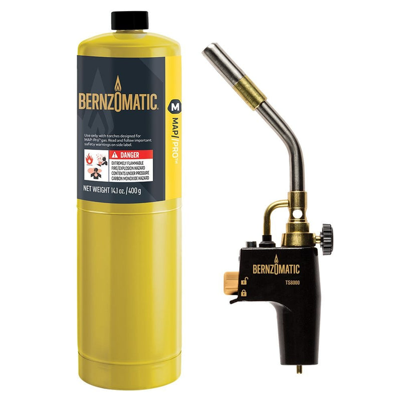 Bernzomatic TS8000 MAP-Pro Max-Heat Propane Torch Kit, 400-g O2