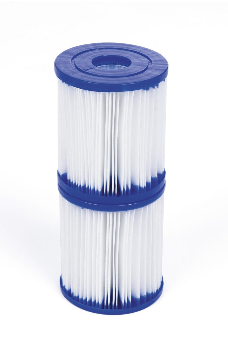 Bestway 58168 Type I Replacement Swimming Pool Filter Cartridges, 2-pk H8