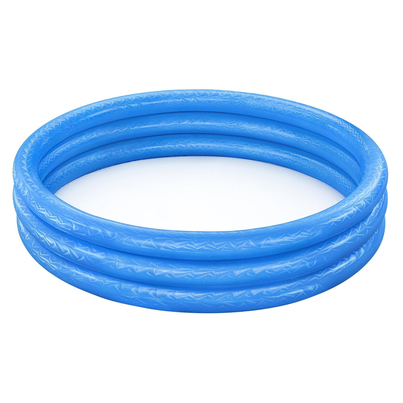 Bestway Inflatable 3-Ring Pool, 5-ft x 12-in, Assorted Colours D1