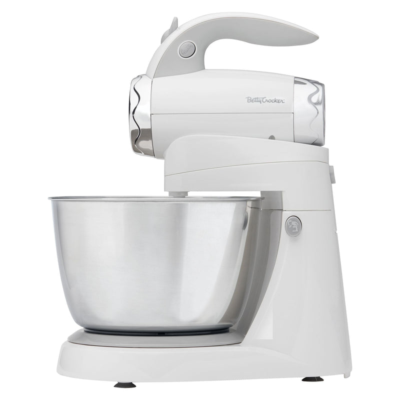 Betty Crocker 2-in-1 Stand Mixer, 7-in, Black Y1