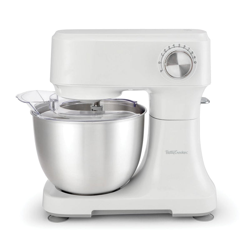 Betty Crocker 300W 10-Speed Stand Mixer, White G2
