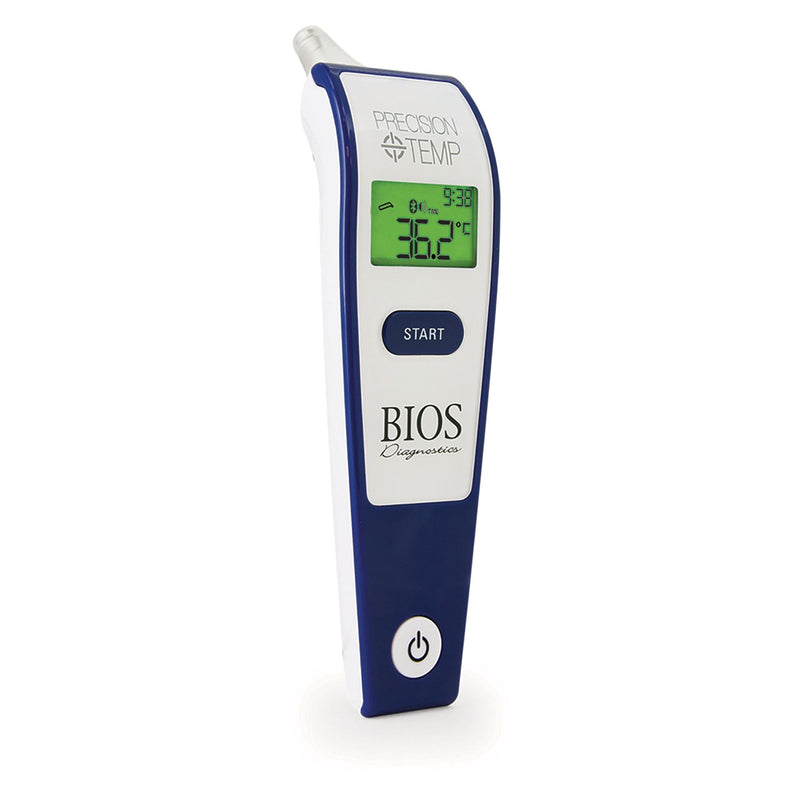Bios Diagnostics Precision Temp Digital Ear Thermometer with Bluetooth, 1-Second Reading T6