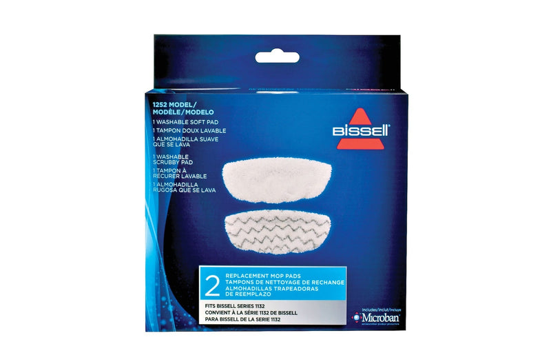 Bissell Symphony Replacement Steam Mop Pads, 2-pk F4