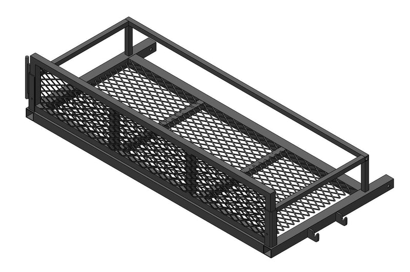 Black Bulldog Cargo Carrier add on to Mountain Lion Motorcycle Carrier R9
