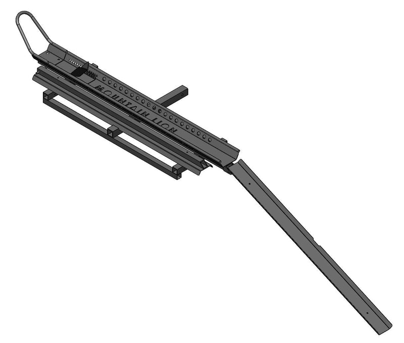 Black Bulldog Hitch Mount Motorcycle Carrier H4