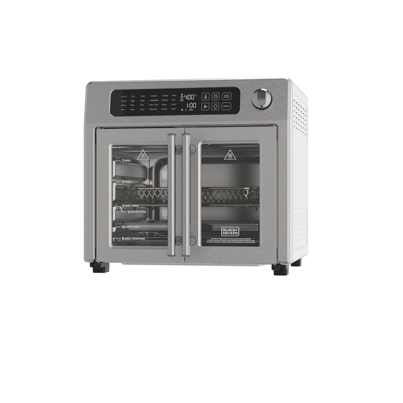 Black N Decker French Door Toaster Oven and Air Fryer, 26-Qt J7