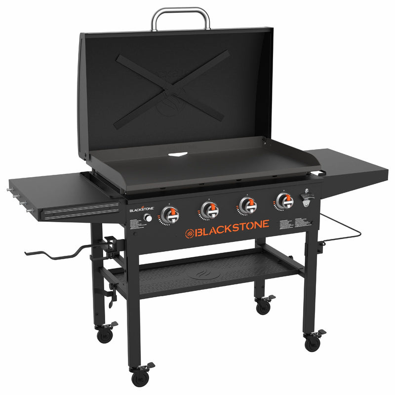 Blackstone 4-Burner LP Gas Portable Griddle with Lid, 36-in B7