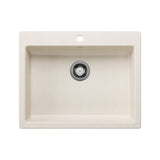 Blanco CSA Single Bowl Drop-In Kitchen Sink, Soft White, 25-in