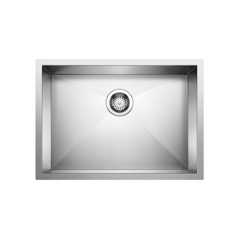 Blanco Quatrus R0 25-in Single Bowl Undermount Stainless Steel Kitchen Sink R3