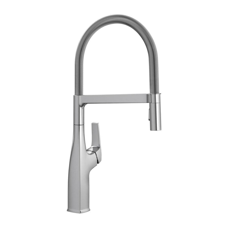 Blanco Rivana Semi-Pro Pull-Down Dual-Spray Kitchen Faucet, PVD Steel I0