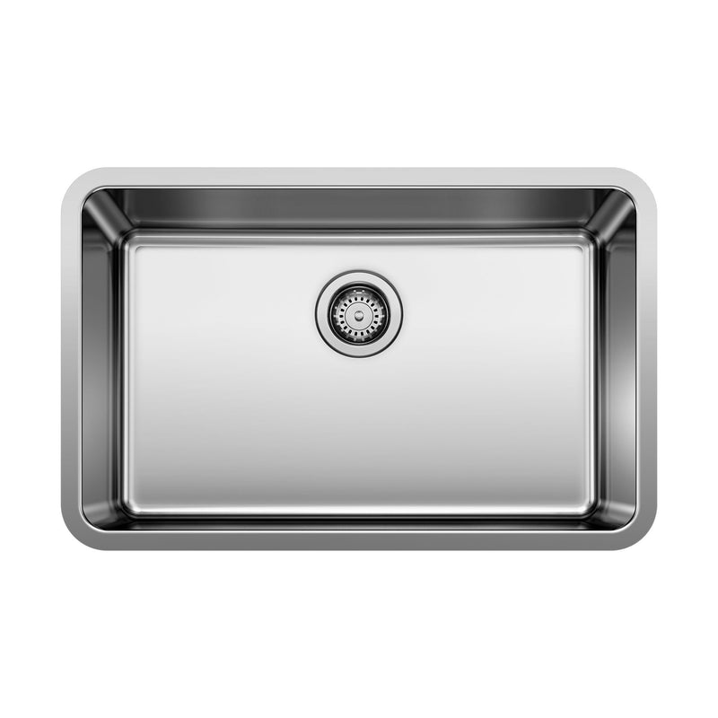 Blanco Single Bowl Undermount SS Kitchen Sink, 28-in A2
